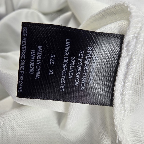 Trixxi White Mini Dress with Green Floral Print - Picture 11 of 14